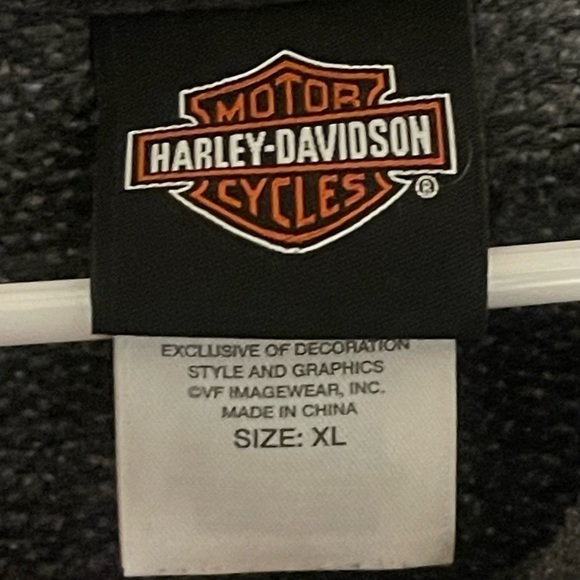 Harley Davidson Mens sweatshirt napoleon Ohio Sz xl - Picture 2 of 4